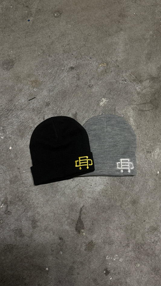 MONOGRAM CUFFED BEANIES